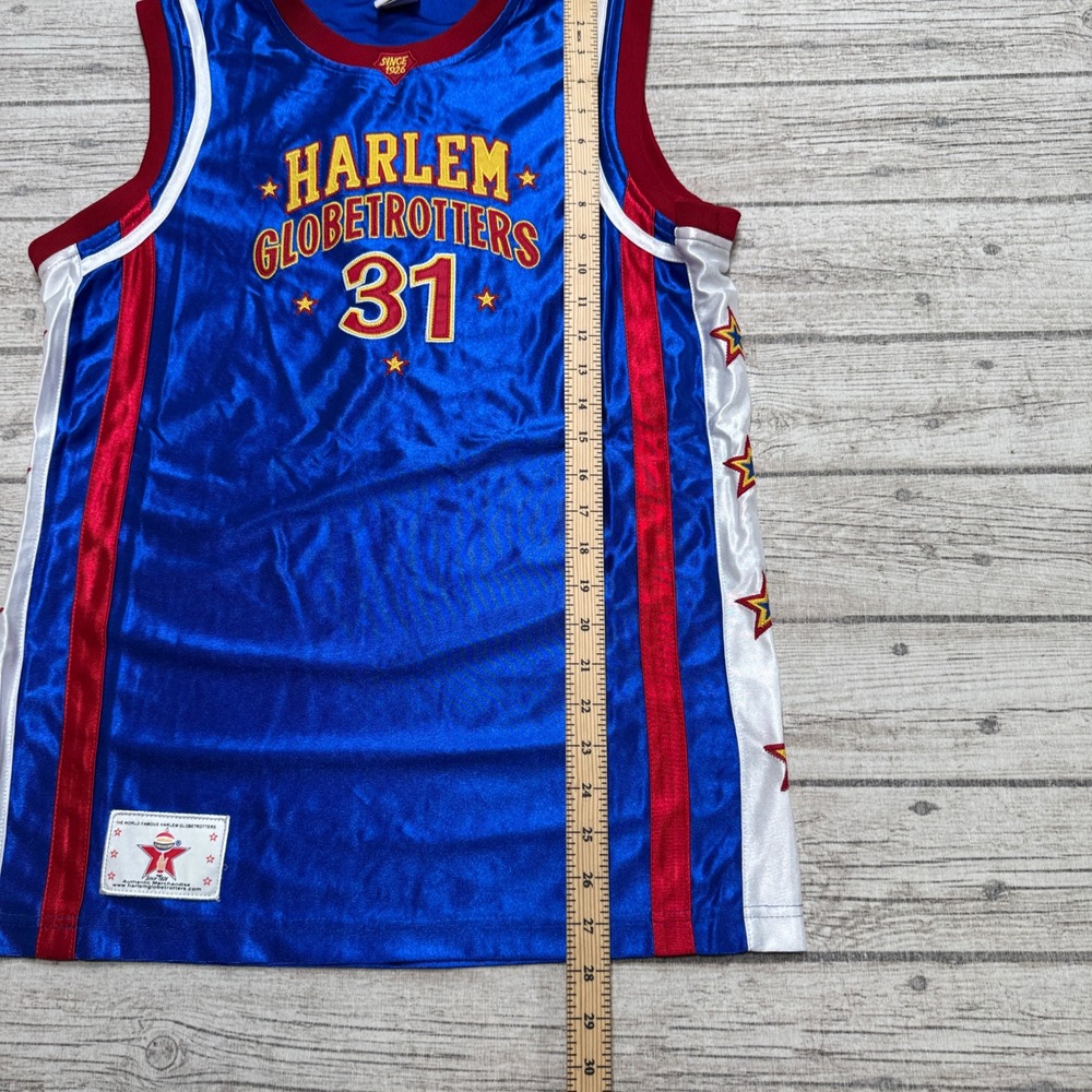 Harlem Globetrotters Basketball Jersey Mens Small Blue #31 Hammer Stars Official - Picture 3 of 7
